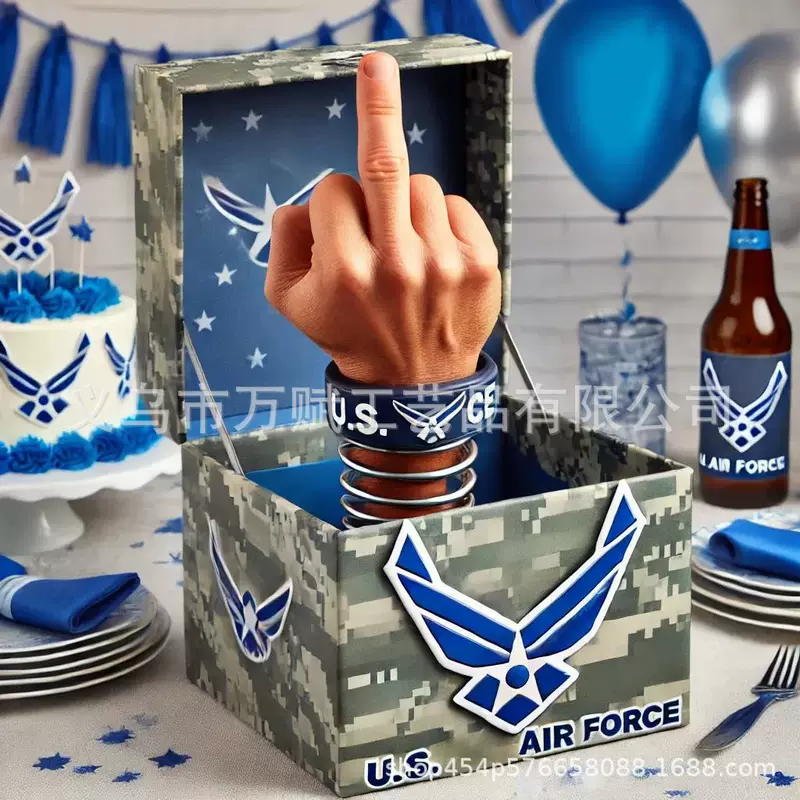 [跨境新款US Army Style Ultimate Prank Box美国陆军风格终极恶作]