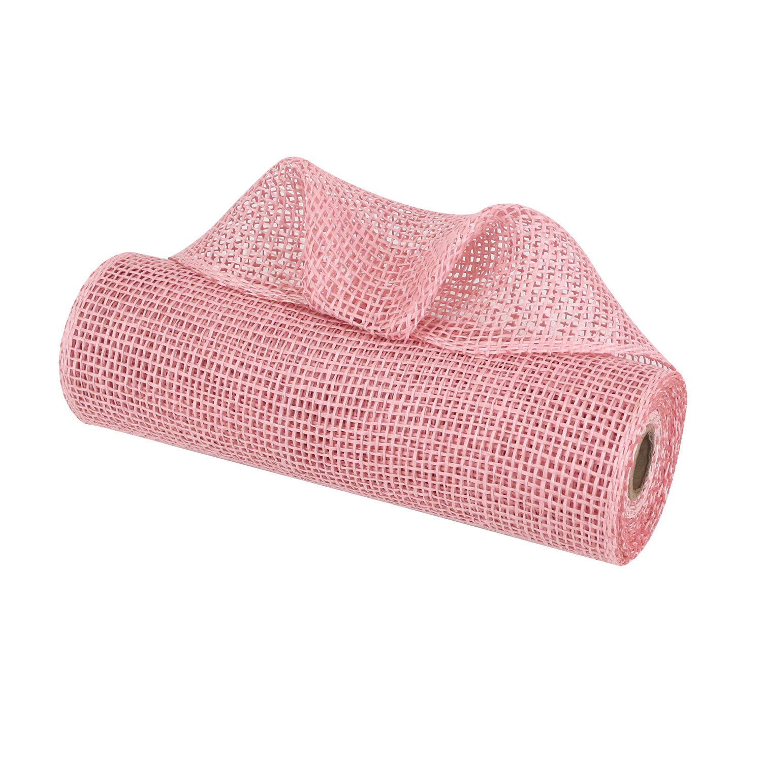 Fábrica en stock al por mayor haciendo Garland material decorativo malla a la parrilla borde cinta PP malla guirnalda de Navidad