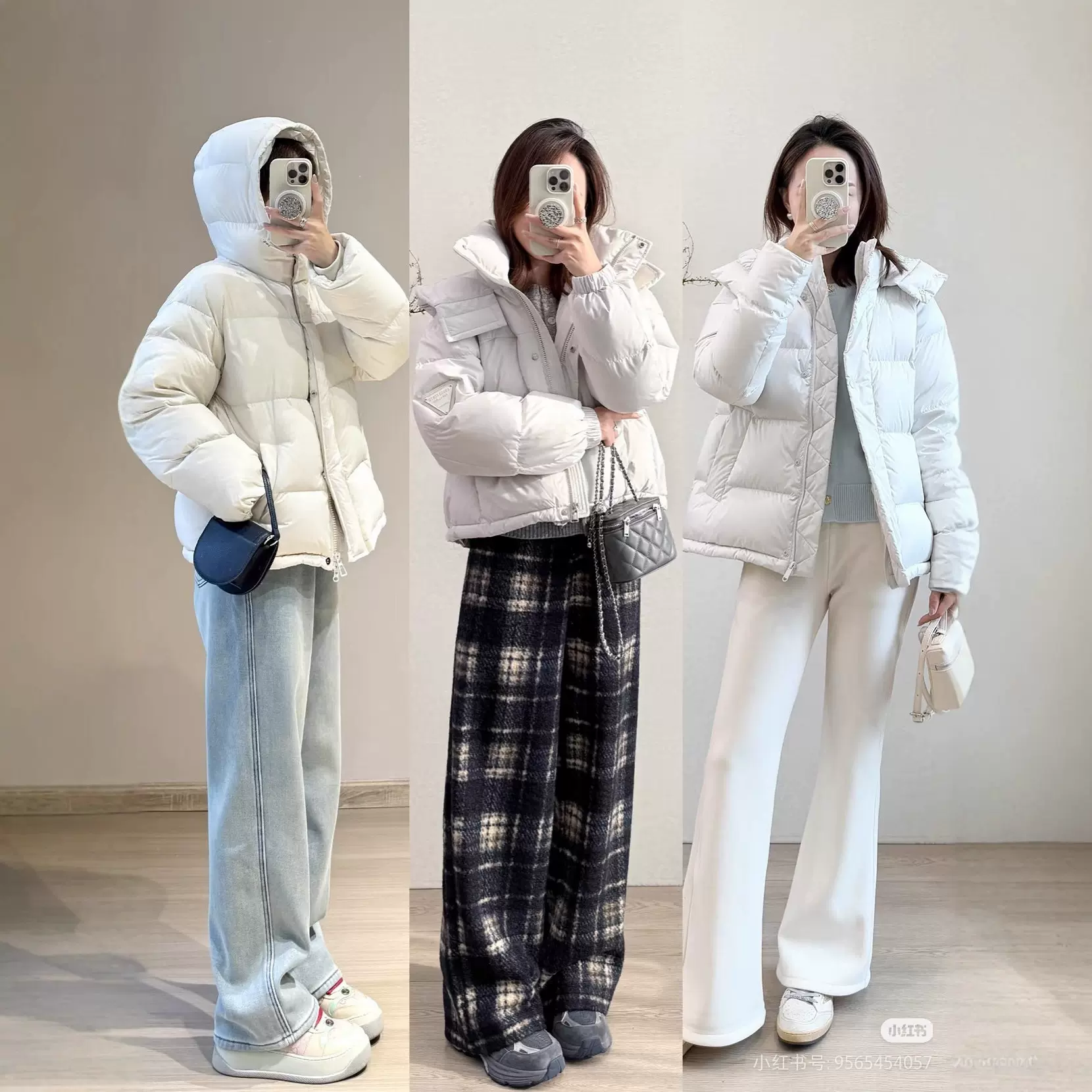 平湖白鸭绒羽绒服女高级感短款冬季外套十三行折扣女装尾货批发