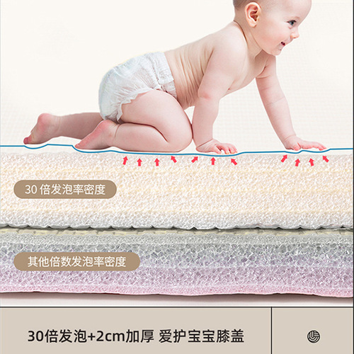 Beiyi climbing mat xpe double-sided thickened cloth household baby crawling children's game floor mat baby crawling mat