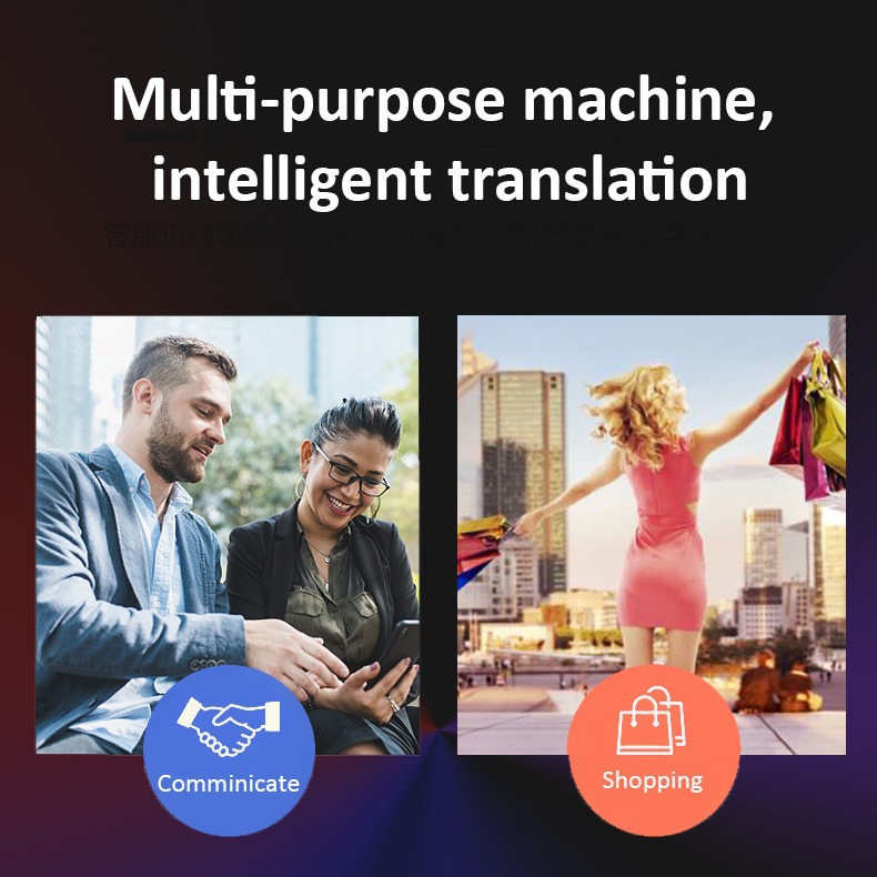 Transfronterizo nuevo T8 + traductor de voz inteligente bidireccional multilingüe turismo traductor de conferencias de negocios