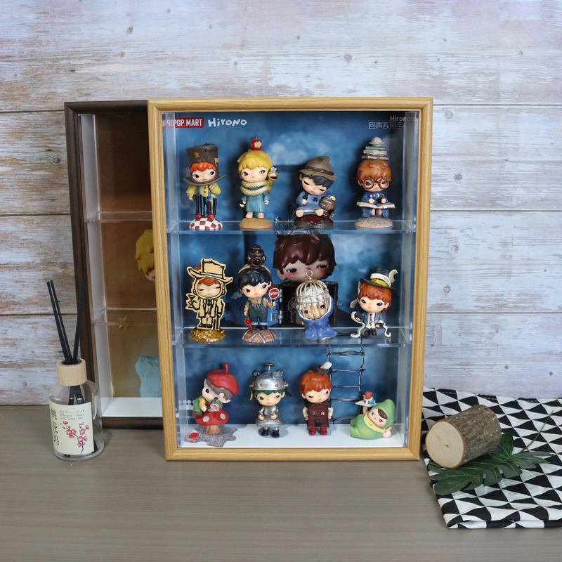 Can Be Used for Bubble Mart Little Wild Star Blind Box Figure Storage Display Photo Frame Desktop Ornament Trendy Wall Hanging