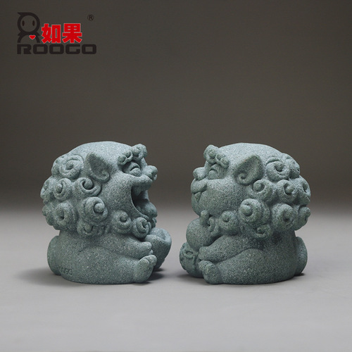 National trend wind lion table decoration mascot ornaments creative tea pet micro landscape bonsai fish tank landscaping ornaments