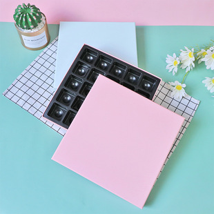 Tiandi Cover Handmade Chocolate Gift Box with Blister Lining Flip Cover Book Food Packaging Empty Box with Logo Printing