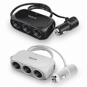 Avtomobil Şarj Cihazı Siqaret Yandırıcı Bir Çoxlu USB 12V