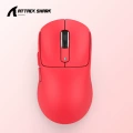 Attack Shark X3 three-mode mouse red + anti-slip sticker