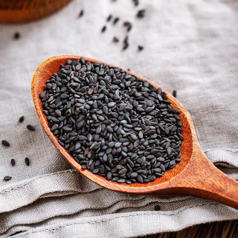 Premium Black Sesame Seeds 500g Hei Zhi Ma Whole Raw Seeds for Cooking Baking and Herbal Use overview