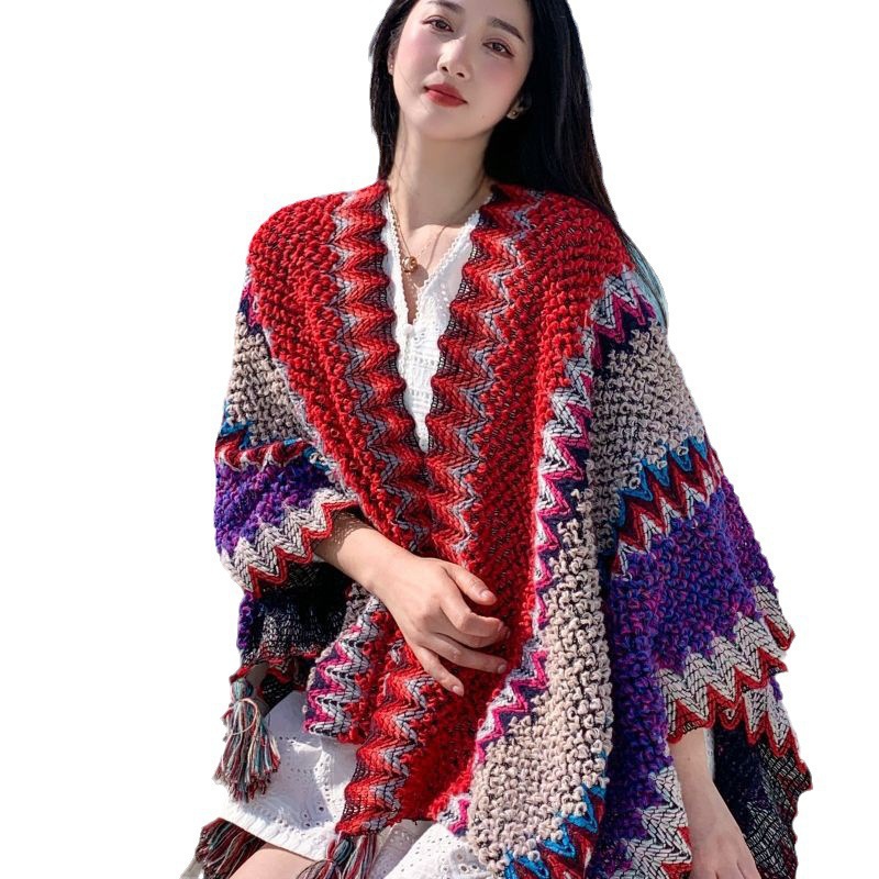 Ethnic trench coat