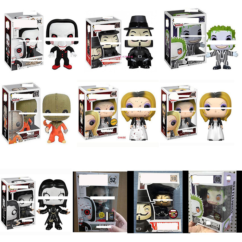 Joker mano muñeca modelo adornos juguetes fantasmas motosierra horror chucky mano