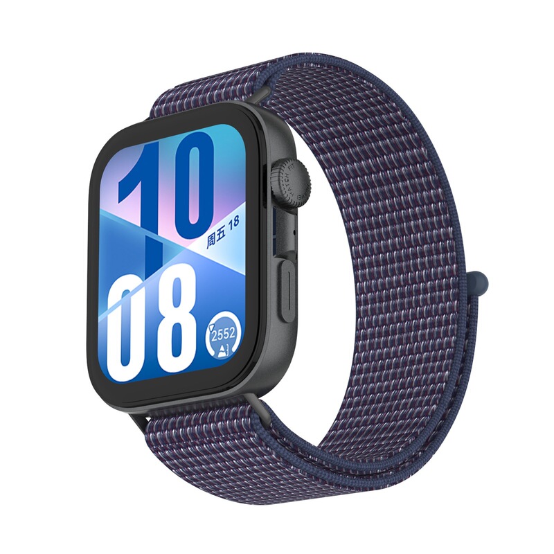 Huawei fit4pro 時計ストラップ HUAWEI fit4/3 メタルヘッド一体型ナイロンループストラップに適しています。|undefined