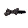 Black bangs with bow, hairgrip, hairpins, hair accessory, simple and elegant design