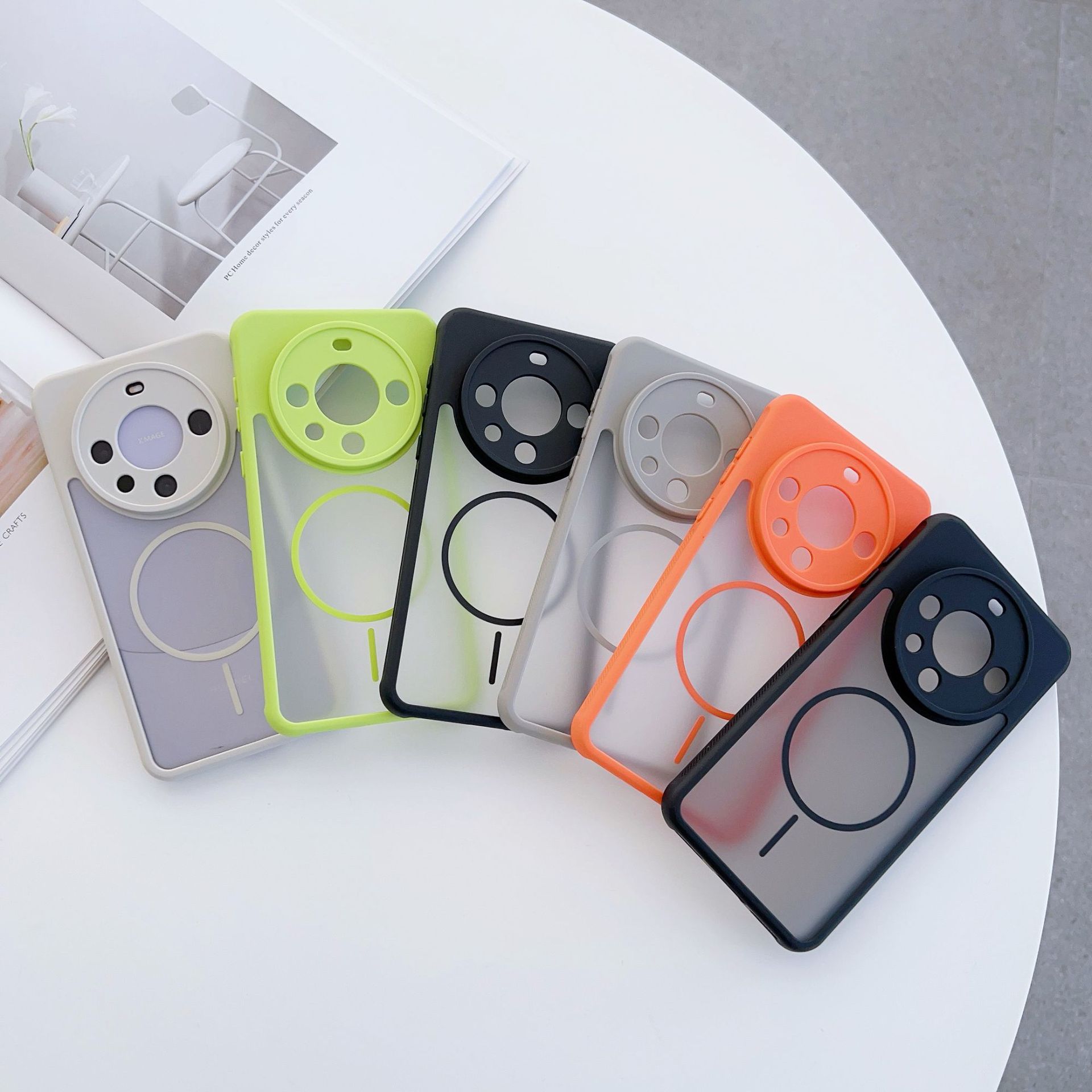 Suitable for Huawei Mate70Pro mobile phone case, skin-like cooling two-in-one magnetic Pura80pro anti-fall protective cover