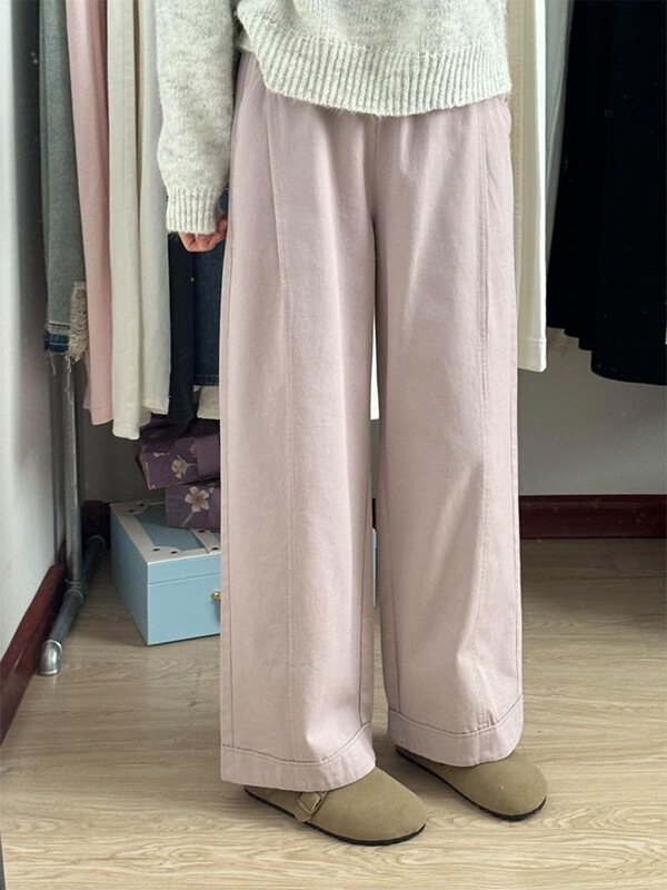 Clearance Sale! Women's Plus-Size Jeans in Taro Purple, Straight-Leg, Summer Vintage, Niche Style, Loose Wide-Leg Long Pants Clearance Sale! Women's Plus-Size Jeans in Taro Purple, Straight-Leg, Summer Vintage, Niche Style, Loose Wide-Leg Long Pants