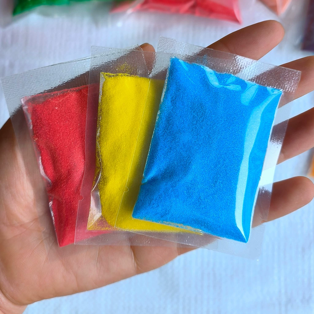 Цветной песок, мелкий песок, 20 г, упакованный в пакет, песок для росписи, песок для детского сада, парк развлечений, детский игровой песок