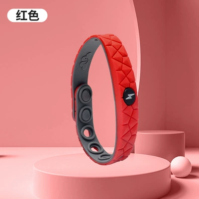 Anion anti-static bracelet elimination Static Rod/Key Bag - lightning-diamond-pattern-fashion-red-unpackaged