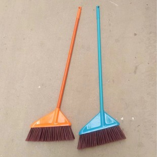 Plastic broom soft wool broom housework broom dustpan suit household sanitation broom 5 yuan shop market single broom