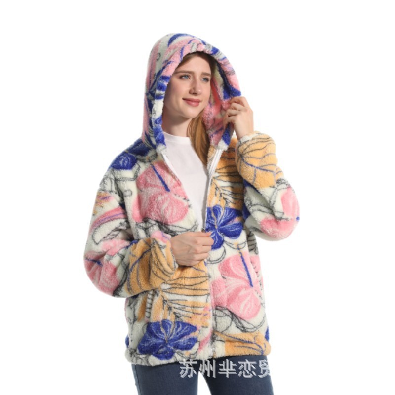 欧米のプリントの純色の図案の衛衣の女性のアマゾンのwishの熱い販売の金の越境の丸首の長袖の頭の上着|undefined