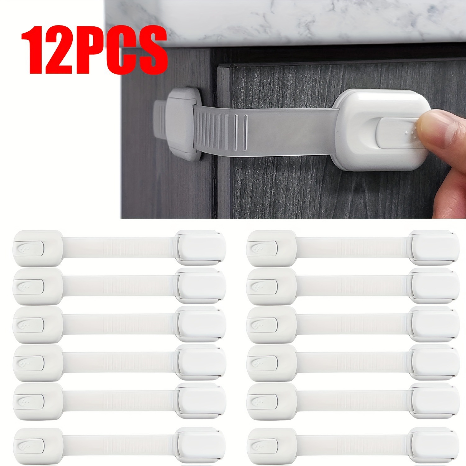 Protective children's door drawer lock