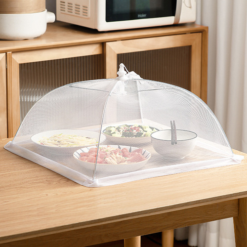Dinner table cover, household folding table cover, new dust-proof and fly-proof meal cover, leftover food network large cover