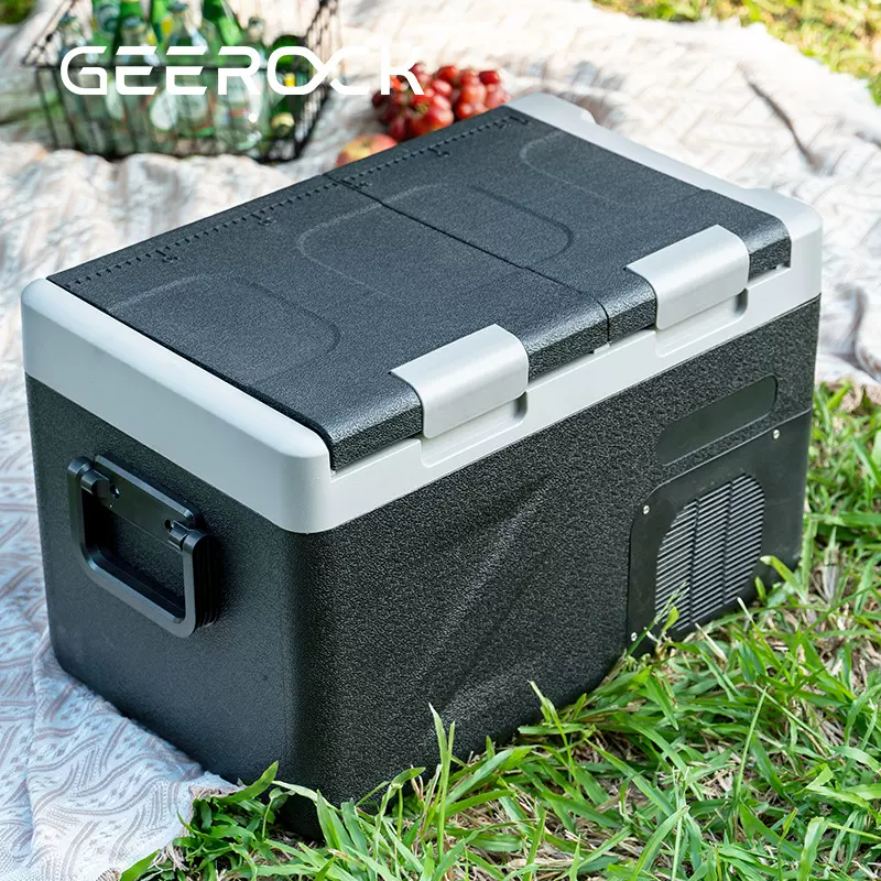 压缩机制冷家用冷冻冷藏箱露营车载房车游轮双温区冰箱节能省电