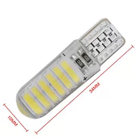 Светодиодная лампа T10 12SMD 7020 Светодиодная панель светодиодная лампа номерной знак силиконовая лампа