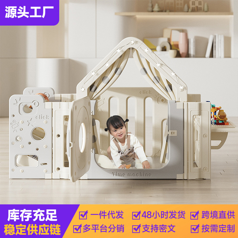 Juguetes transfronterizos, plástico, hogar creativo, tienda de campaña para niños, base secreta interior, casa de juegos para bebés para niñas