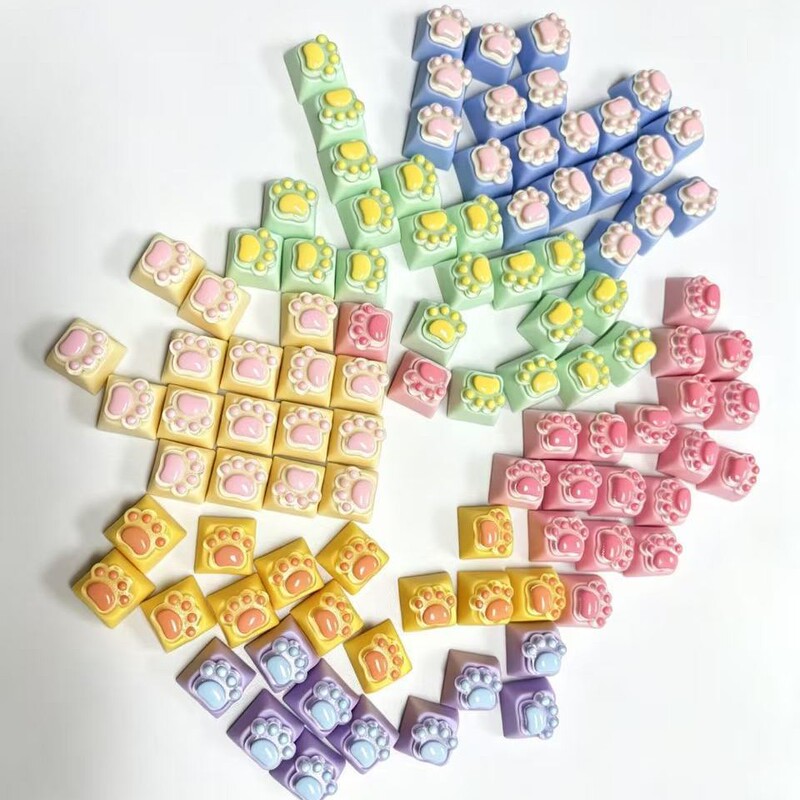 Cartoon Keycaps Customized DIY Resin Cat Scratch Patch Mechanical Keyboard Cross-Axis Universal Keycaps Wholesale Supply Cartoon Keycaps Customized DIY Resin Cat Scratch Patch Mechanical Keyboard Cross-Axis Universal Keycaps Wholesale Supply