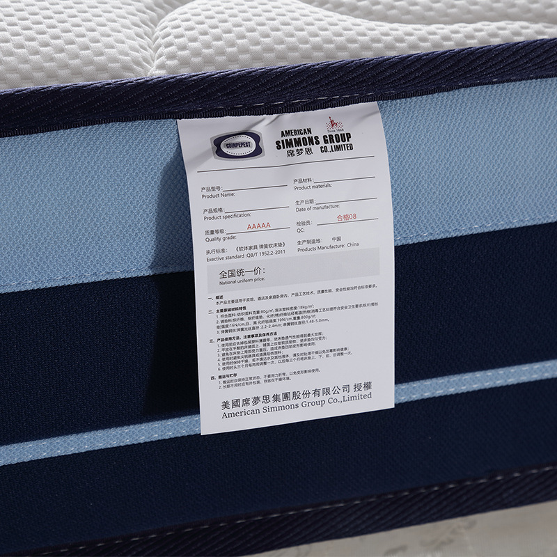 厚さ20センチのスプリングラテックスマットレス