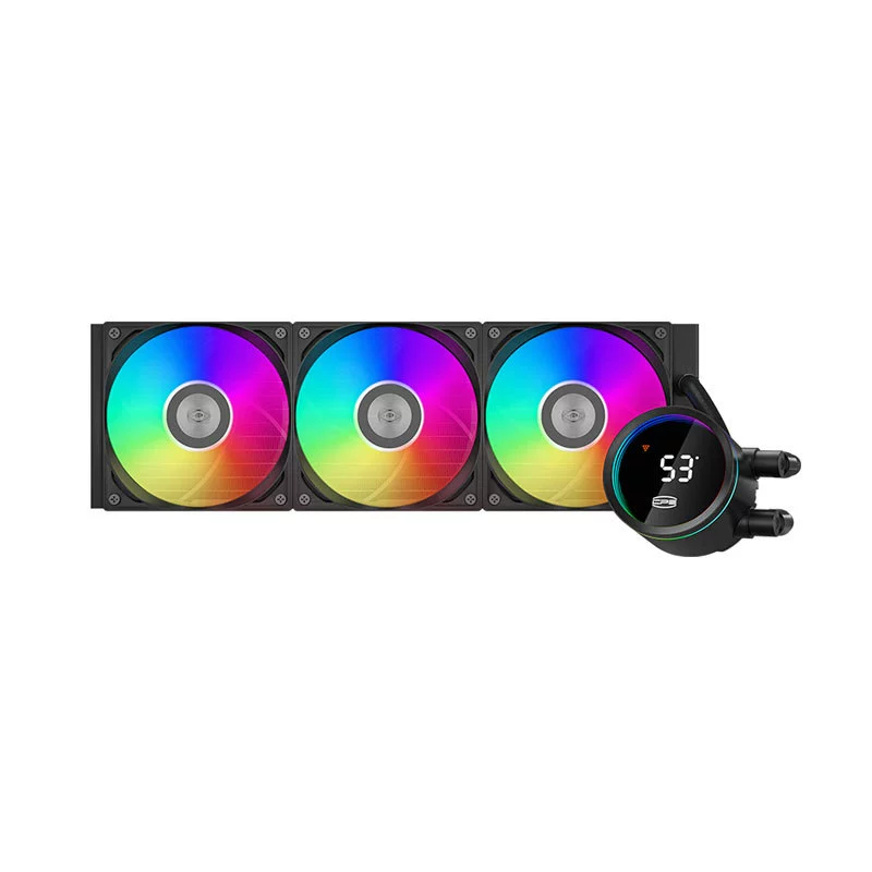 Overclocking three DA360 Pro ARGB индикатор отображения числа интегрированный 360CPU водяное охлаждение радиатор PWM контроль температуры вентилятор