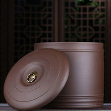 紫砂茶叶罐大号码普洱七饼罐储茶缸醒茶罐茶盒茶叶桶陶瓷茶罐