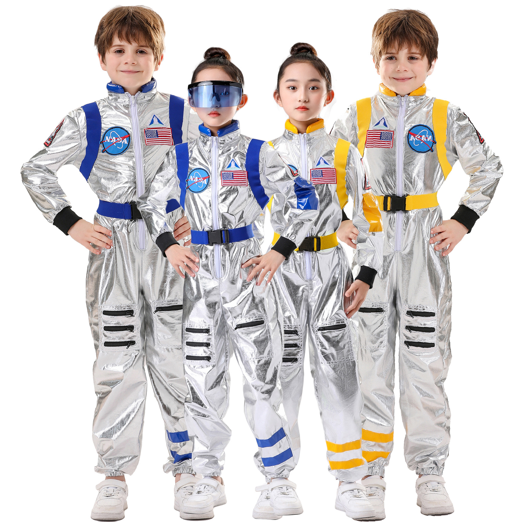 thumbnail image 1 of Disfraces de Halloween 2024 XXXS Disfraz de astronauta de Halloween para niños y niñas del mismo estilo de la Tierra errante, 1 of 5