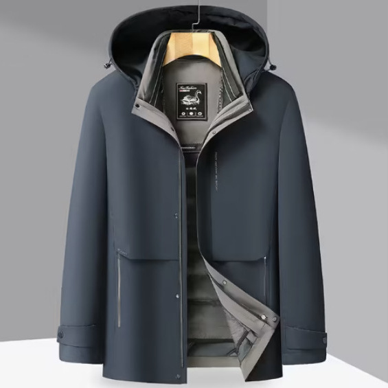 Removable Inner Lining for Warmth and Protection Against the Cold, Dad's Winter Coat Parka 158 Removable Inner Lining for Warmth and Protection Against the Cold, Dad's Winter Coat Parka 158