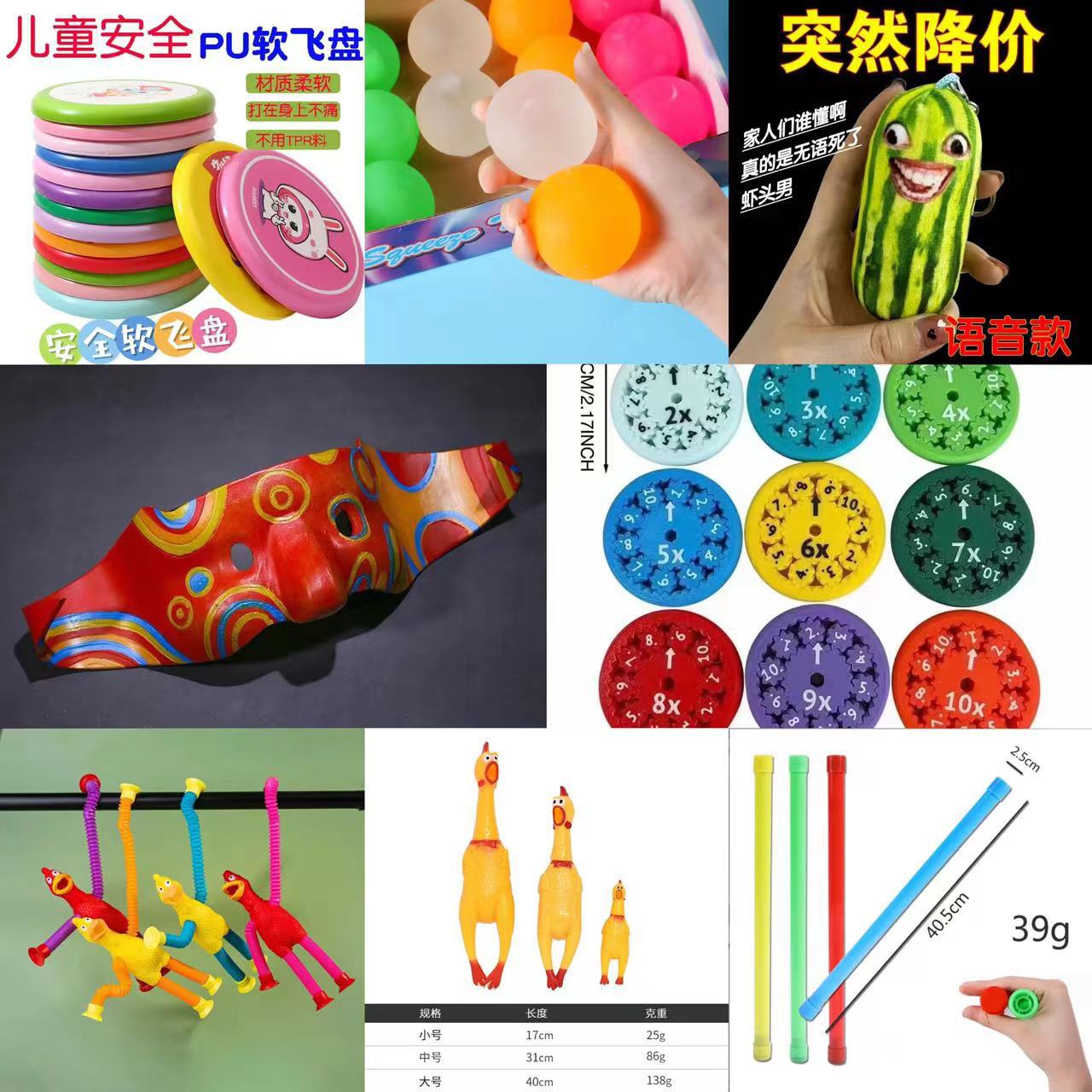 Juguetes Yiwu fábrica de fuente para descomprimir el mercado nocturno de juguetes pequeños productos básicos de peso para vender al por mayor puestos de venta para reducir los niños empujar image 3