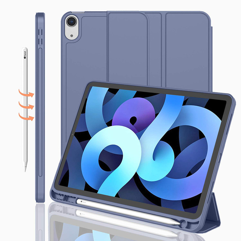 iPad Protective Case, All-Inclusive Apple Tablet Protective Case 9.7inch Anti-Fall Silicone Soft Case 11inch Pen Slot Protective Case