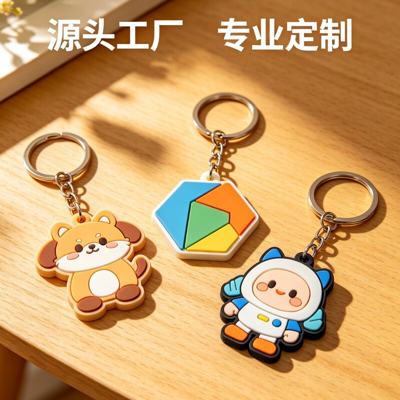 Soft Rubber Cartoon Keychain with Cute Design, Waterproof and Wear-Resistant, Practical Small Accessory for Both Bags and Keys Soft Rubber Cartoon Keychain with Cute Design, Waterproof and Wear-Resistant, Practical Small Accessory for Both Bags and Keys