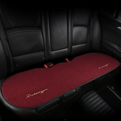 Wool pad | Three-Piece Set, Wool Pad for Women - rear-bench-seat-passion-red