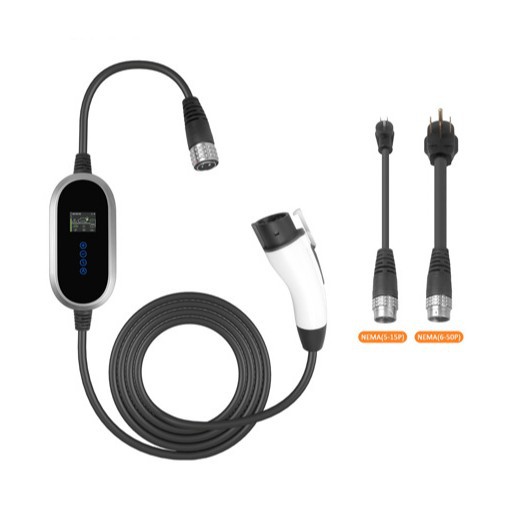 ST-E105套装 美标J1772智能便携式充电枪套装大功率 50A/11.5KW