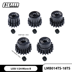 LOSI 1/24マイクロ ‐ B 2WD Buggy RTR-LOS00007クロムスチールモーター歯14 t-18t
