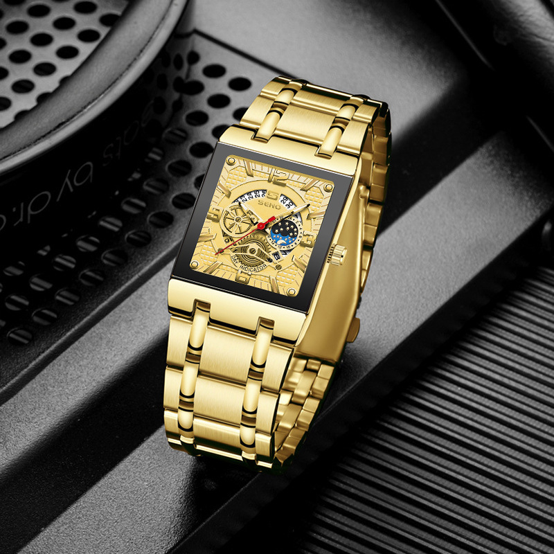 Orologi da uomo, piccoli orologi quadrati, orologi da uomo luminosi, orologi in lega, orologi da uomo, orologi al quarzo cavi_voghion.com