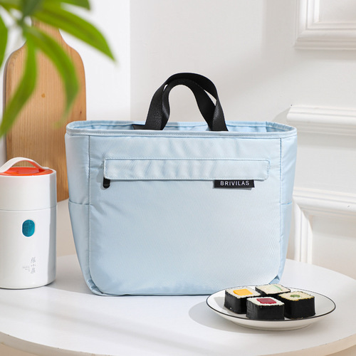 Lunch box bag thermal insulation large aluminum foil thickened portable lunch bag large capacity tote bag for bringing lunch to work wholesale