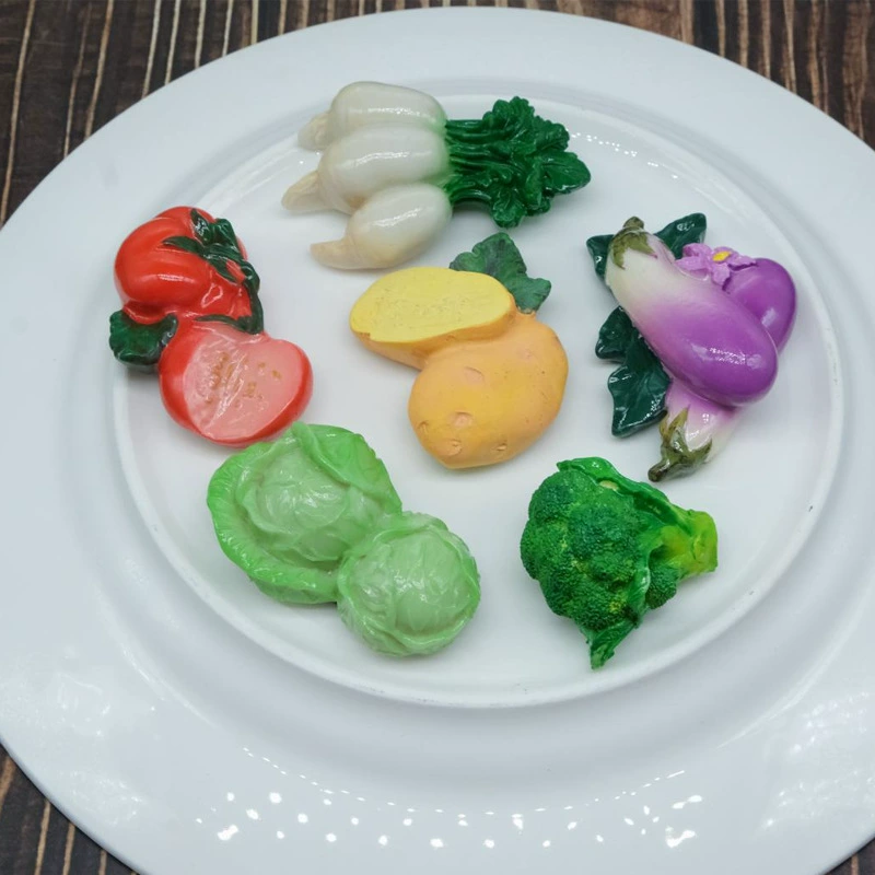 Симулятор овощной наклейка для холодильника 3D стерео смола наглая наклейка DIY домашний декор сообщение декоративная магнитная наклейка