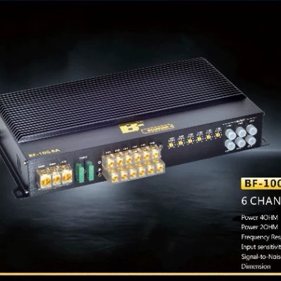 2026 Model Ab Class Pure Power Amplifier 6X100W Car Audio Amplifier/6-Channel Amplifier/Car Amplifier 6-Channel High Power (Car speaker/subwoofer)