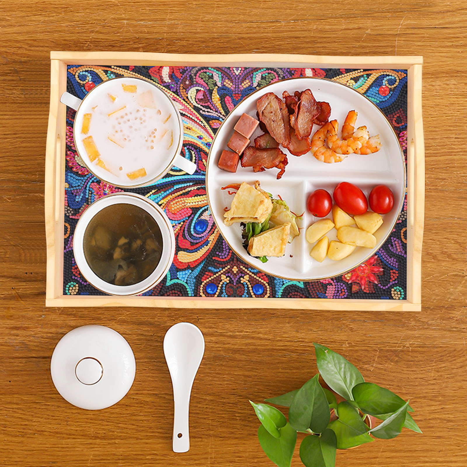 Accesorios para pintura de diamantes, placa de soporte 3D, placa 3D DIY con bordado de diamantes, mandala, diamantes brillantes de forma irregular