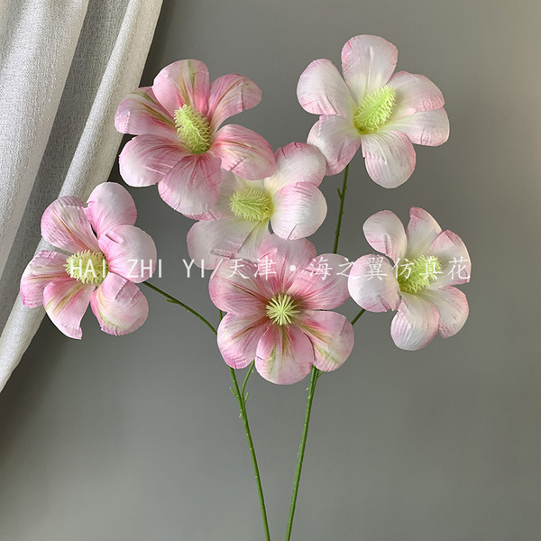 Wedding artificial flower 3-head Kapok Magnolia Brownie artificial…