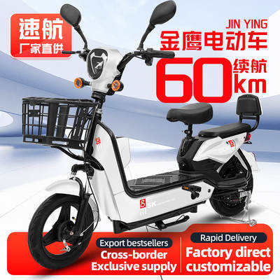 Foreign trade for the new national standard Golden Eagle electric bicycle double electric bicycle two-wheeled battery car source factory wholesale