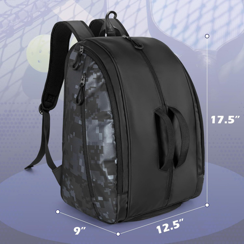 Nuevo cross-border bolsas de fútbol para hombres y mujeres raqueta de almacenamiento mochila impermeable fácil de limpiar con zapato compartimiento ajustable multicapa image 4
