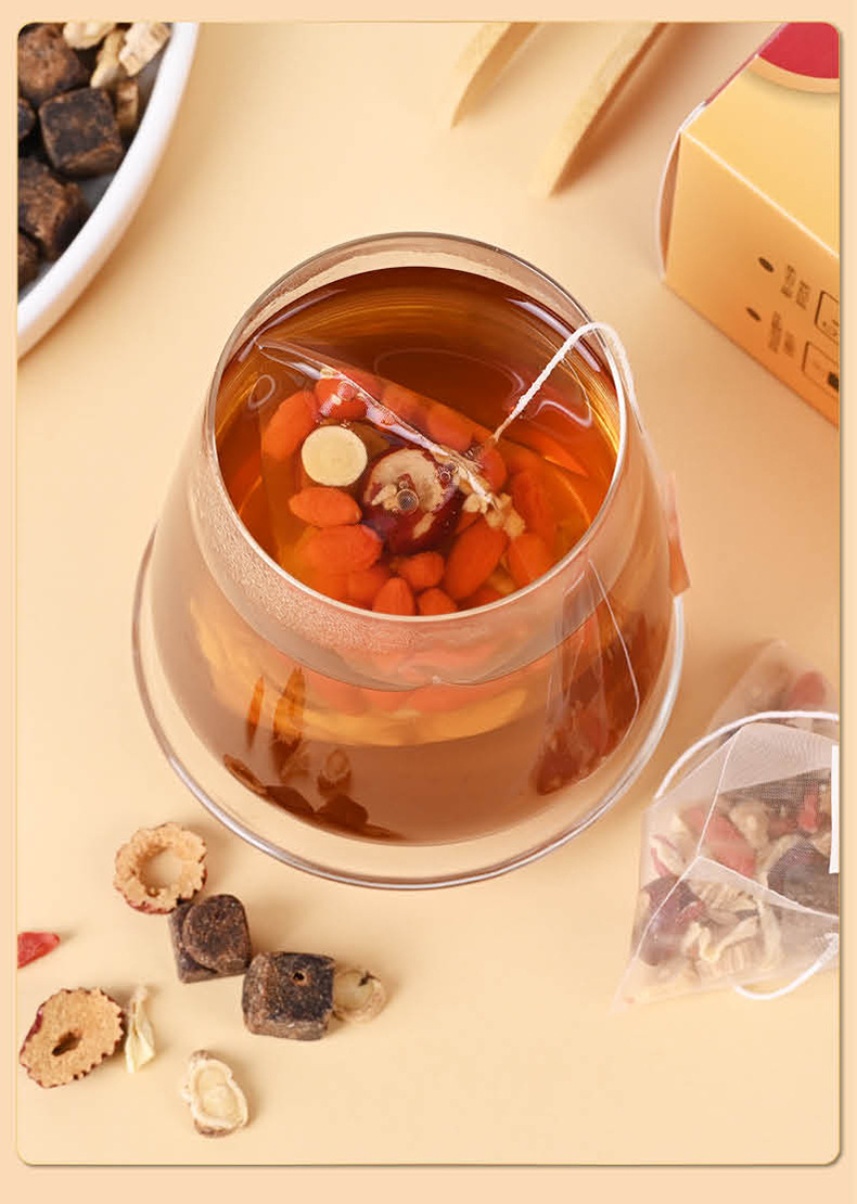 Shen Qi Hong Jiang Ginger Jujube Tea 20 Pyramid Bags Astragalus Codonopsis Goji Wellness Tea 200g specifications