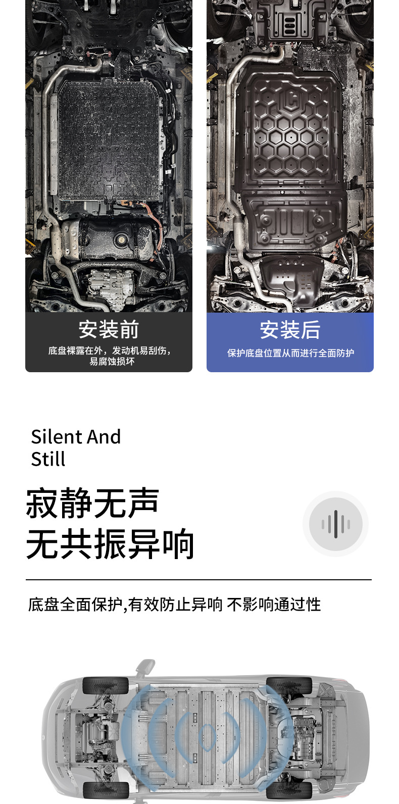 Suitable for the Raptors Plus Car Engine Underbody Guard Plate, Chassis Armor Guard Plate, and Special Vehicle Underbody Guard Plate