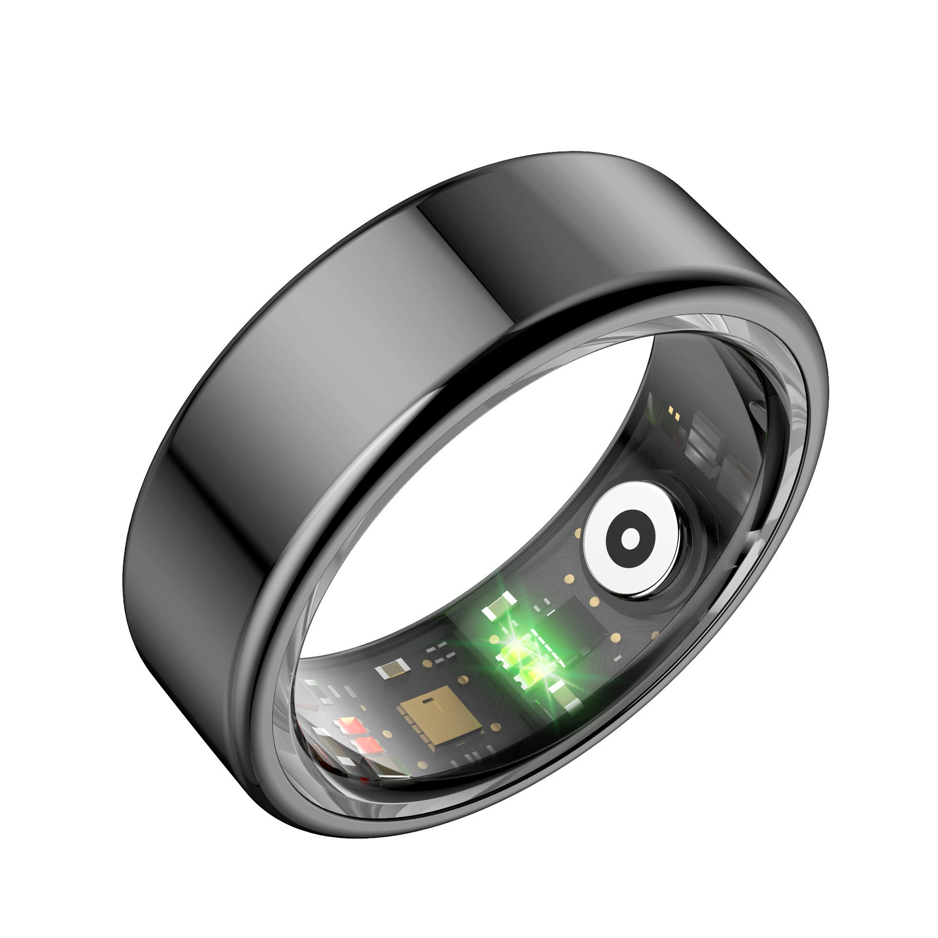 New R02 Smart Ring Waterproof Pressure Sensitive Blood Oxygen Sleep Heart Rate Monitor with Multiple Sports Modes_voghion.com