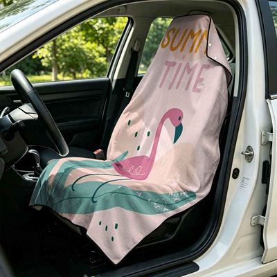 2-in-1, ultra-fine fiber outdoor beach | Universal seat cover